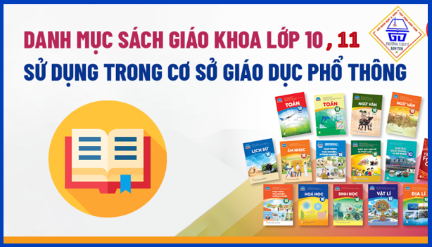 DANH MỤC SÁCH GIÁO KHOA SỬ DỤNG TRONG NĂM HỌC 2023-2024