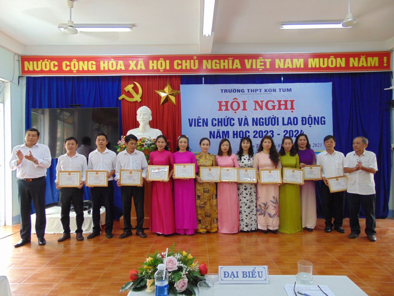 HỘI NGHỊ VIÊN CHỨC, NGƯỜI LAO ĐỘNG, NĂM HỌC 2023- 2024