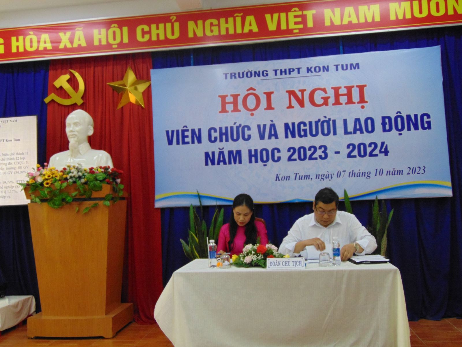 HỘI NGHỊ VIÊN CHỨC, NGƯỜI LAO ĐỘNG, NĂM HỌC 2023- 2024