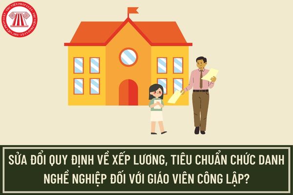 THÔNG TƯ Sửa đổi, bổ sung một số điều tiêu chuẩn chức danh nghề nghiệp và bổ nhiệm, xếp lương viên chức giảng dạy trong các cơ sở giáo dục mầm non, phổ thông công lập