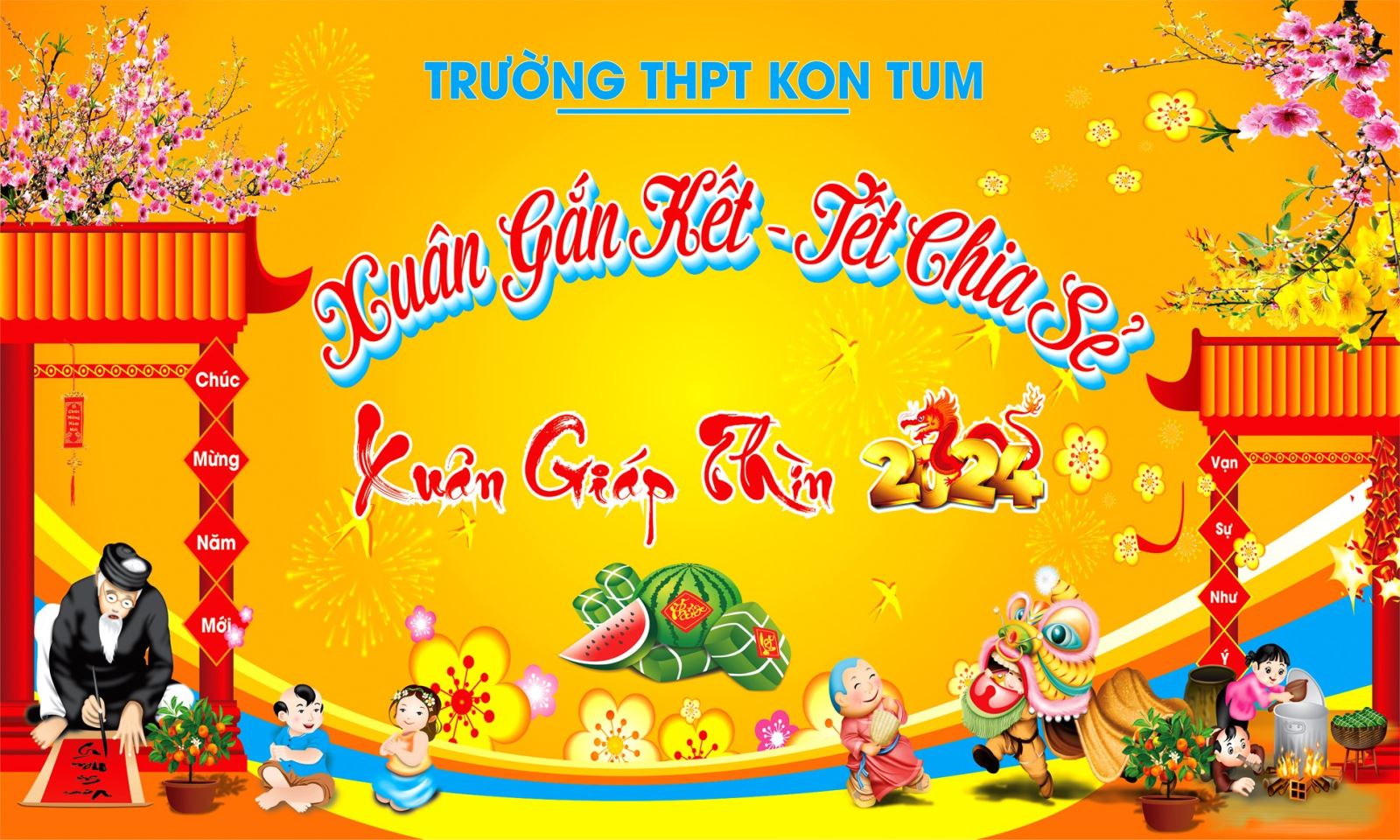 “XUÂN GẮN KẾT, TẾT SẺ CHIA” Ở TRƯỜNG THPT KON TUM